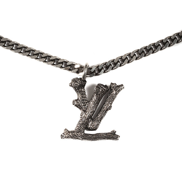 LOUIS VUITTON Silver Necklace - Picture 1 of 5